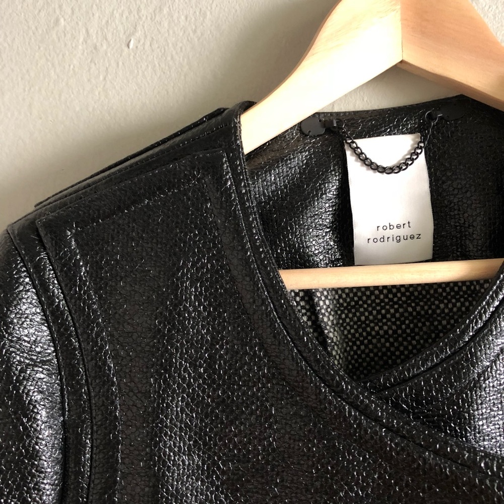 Robert Rodriguez Leather-like Jacket